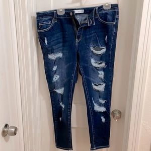 Kancan distressed jeans